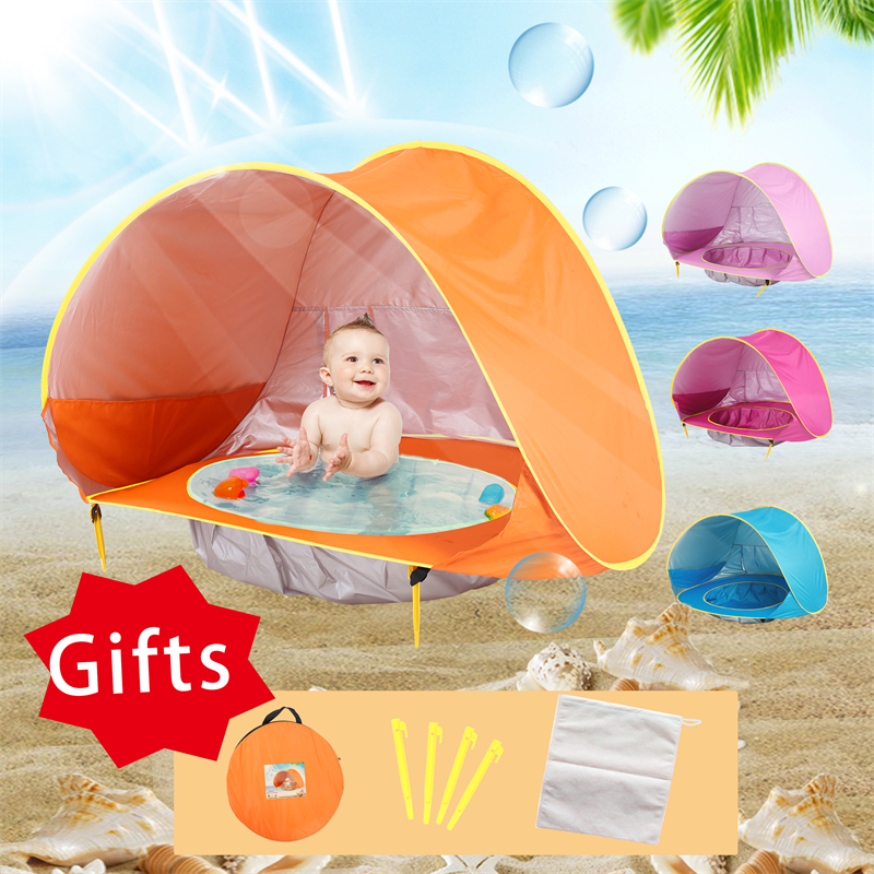 Kids Outdoor Activity Centre - Baby Beach Tent Portable Shade Pool