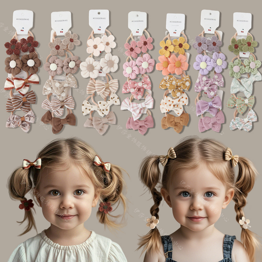 Kids Outdoor Activity Set - Kids Hair Ties 10PCS Set Colorful