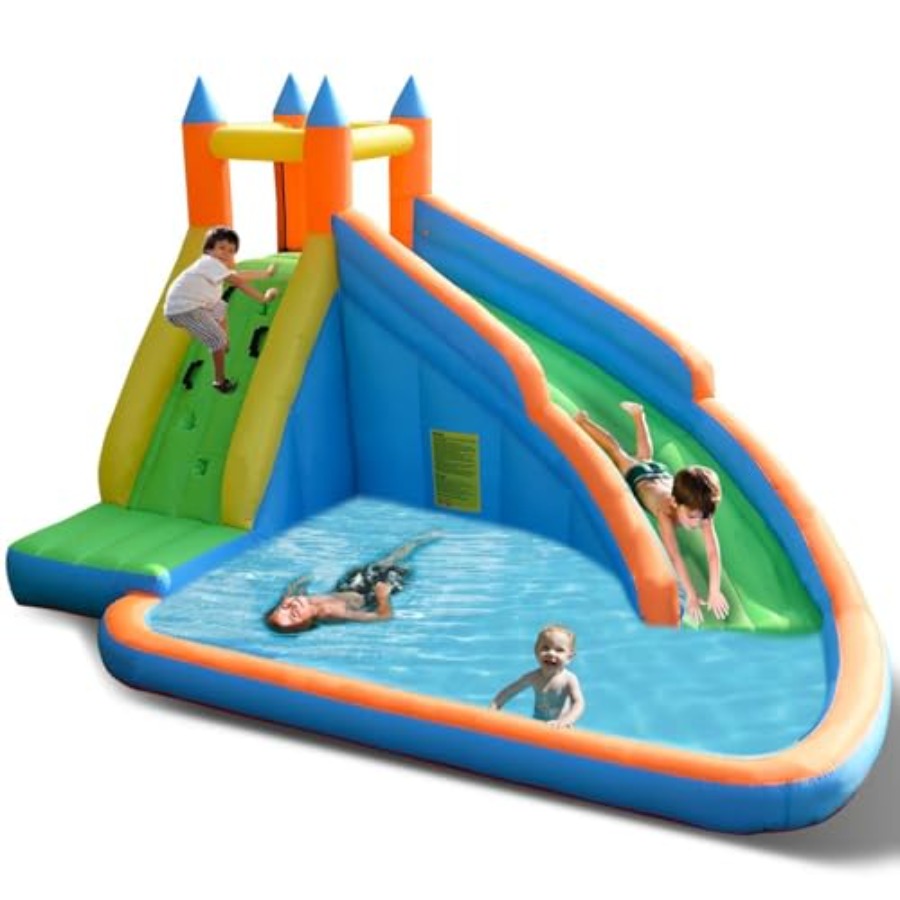 Kids Outdoor Climber - Backyard outdoor inflatable water slide for