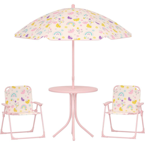 Kids Outdoor Umbrella For Table - Kids Picnic Table and Chair Set,