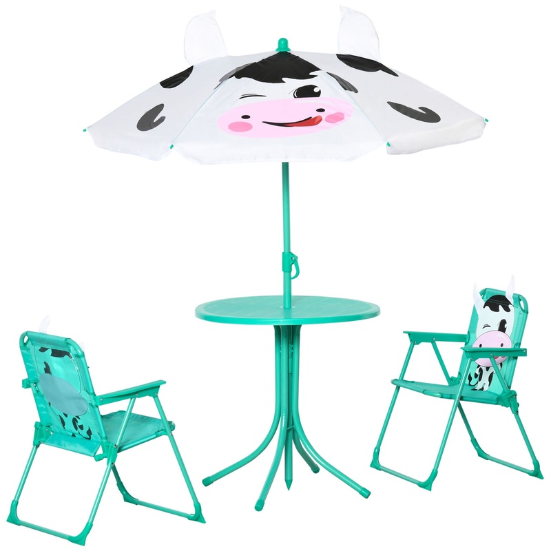 Kids Outdoor Umbrella For Table - Outdoor Folding Kids Table and Chair