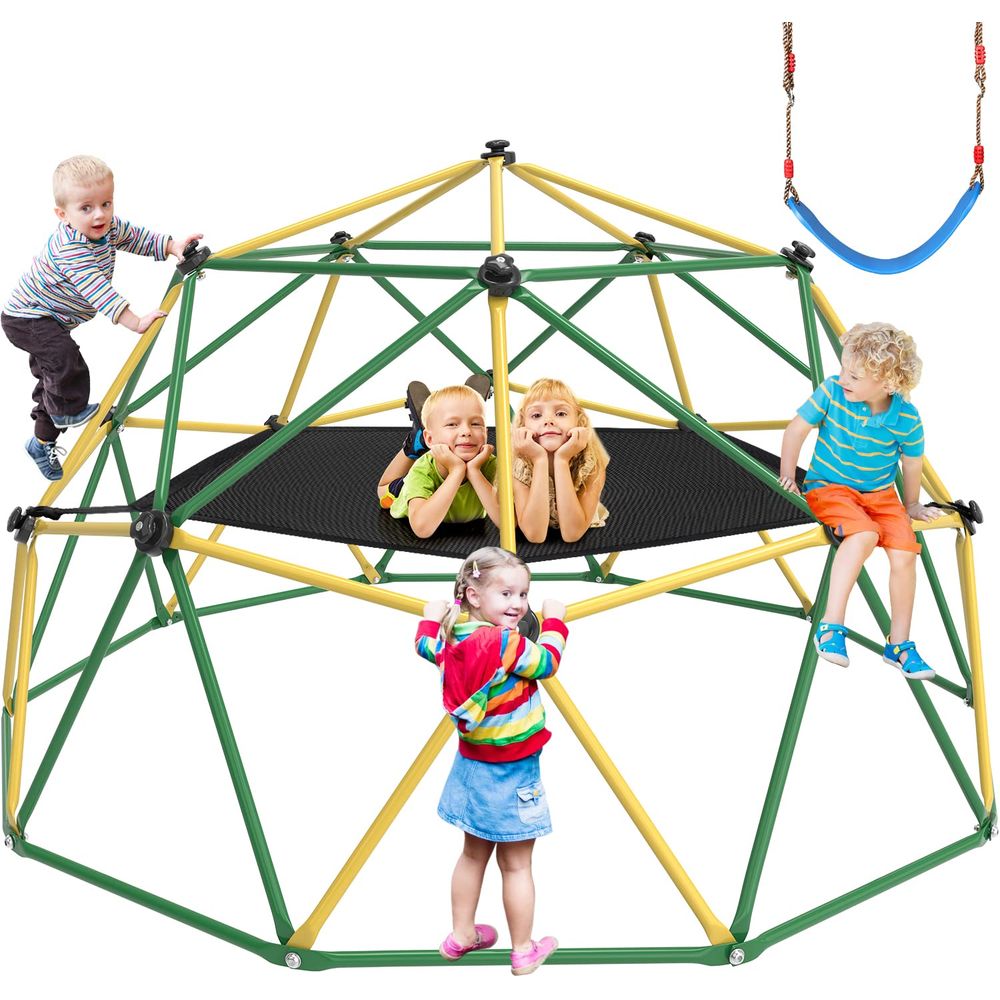 Kids Outdoor Jungle Gym Dome - Climbing Dome, 10FT Dome Climber with