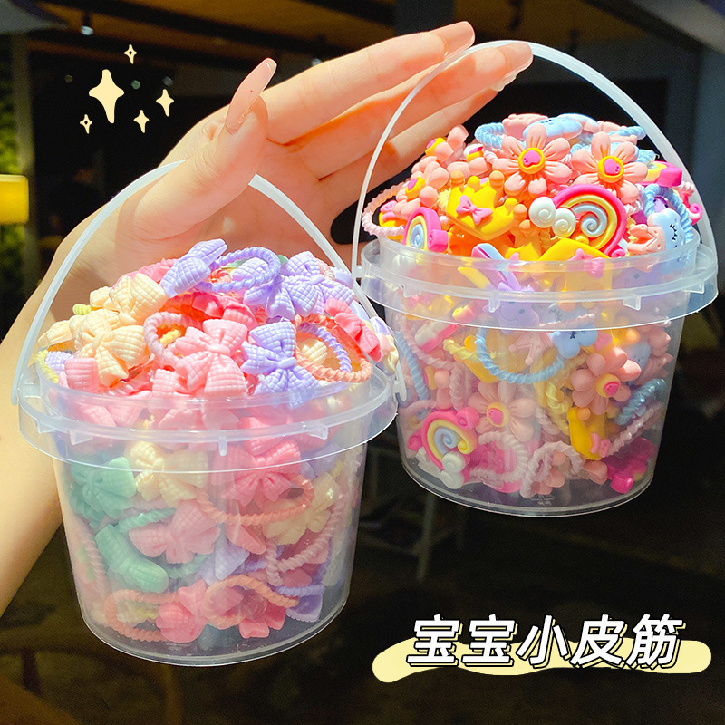 Kids Outdoor Activity Set - 40Pcs/set Gift Barrel Children's Rubber Band
