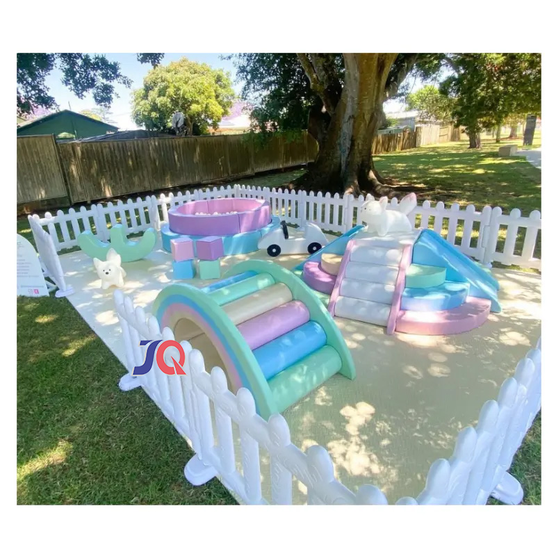 Kids Outdoor Pool - Macaroon-Colored Kids Soft Play Equipment Indoor/Outdoor