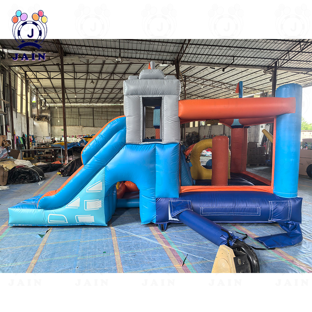 Kids Outdoor Bounce House - Inflatable Bounce House Castle with Slide&Ball