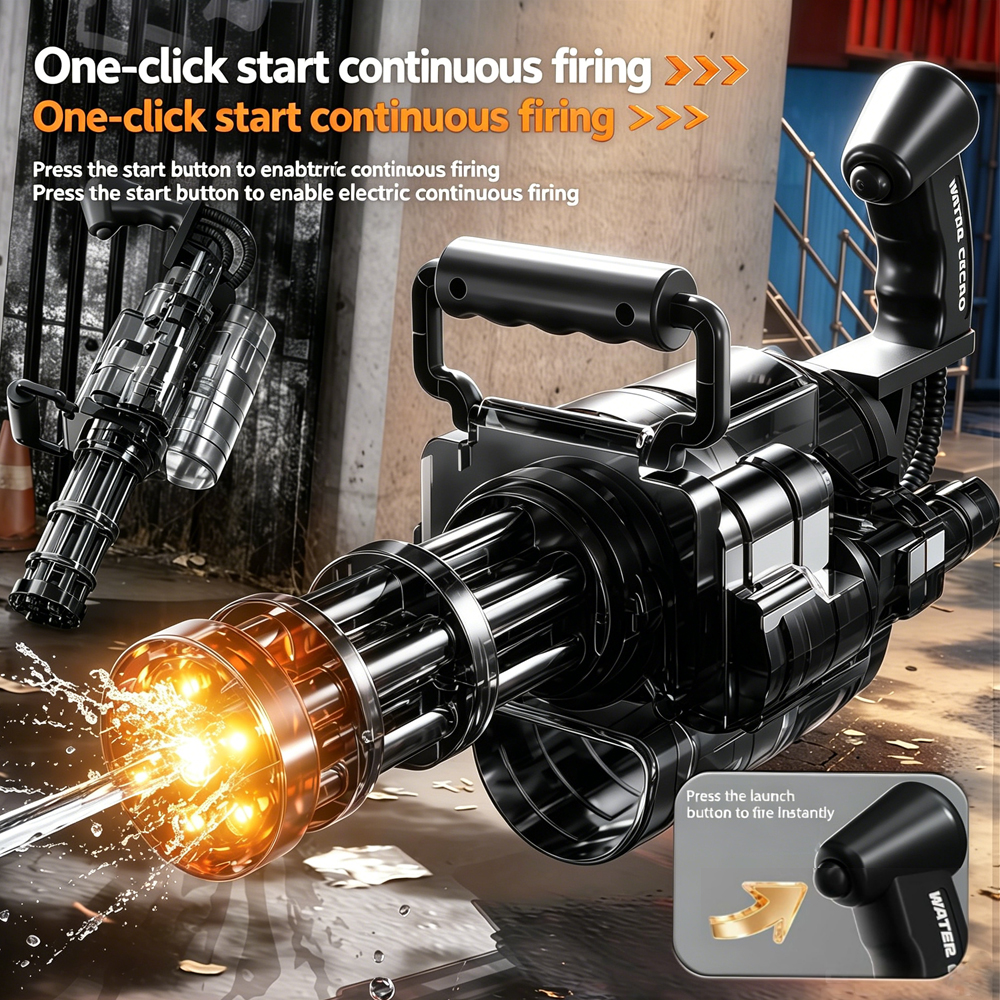 Kids Outdoor Lounge Set - Children Simulated Firing Electric Water Gun