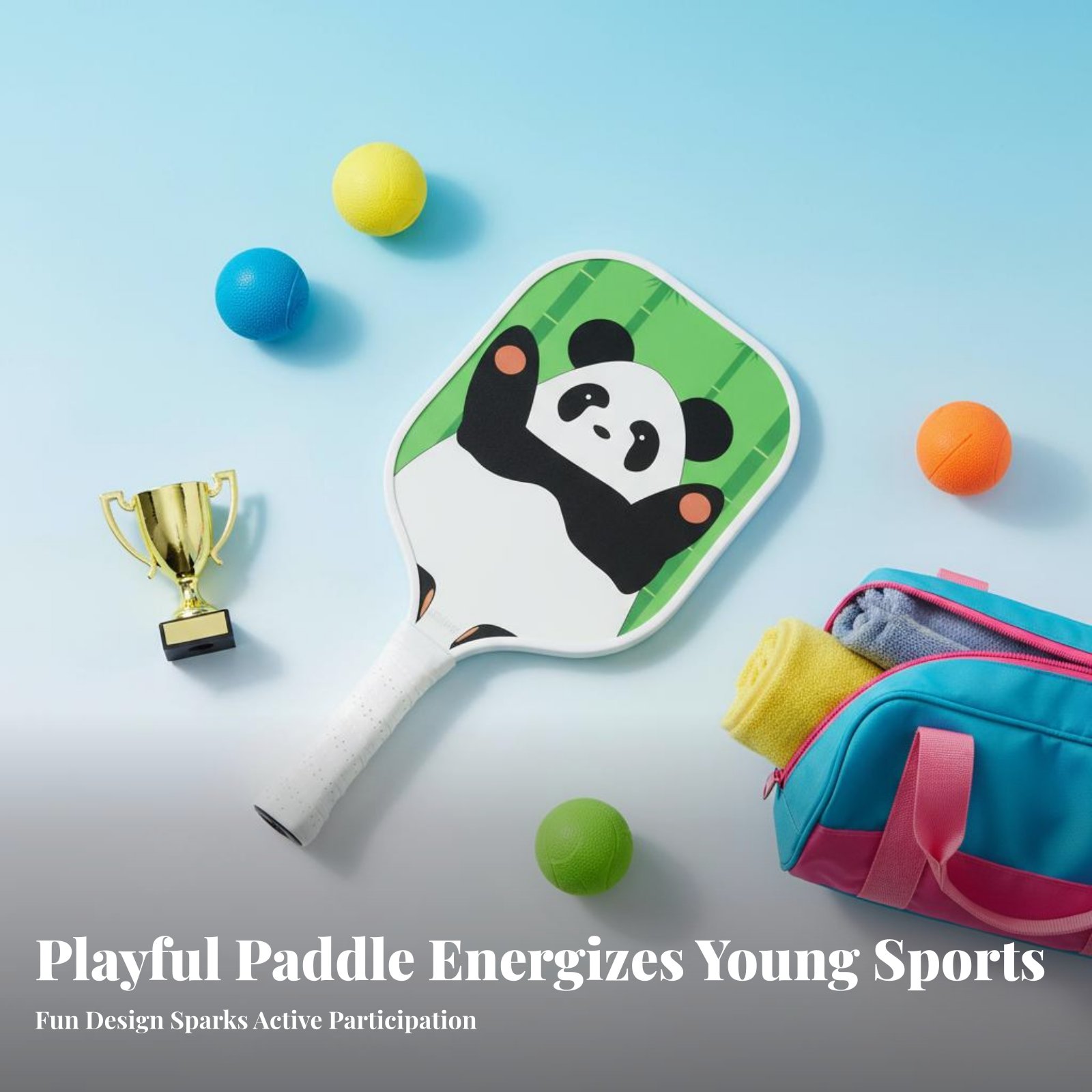 Kids Outdoor Games - Children's Pickleball Paddle Easy Control Kids