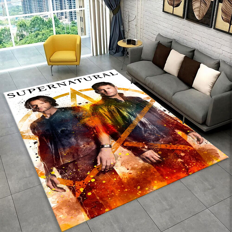 Kids Outdoor Flooring - SPN Supernatural Dean Sam TV Carpet