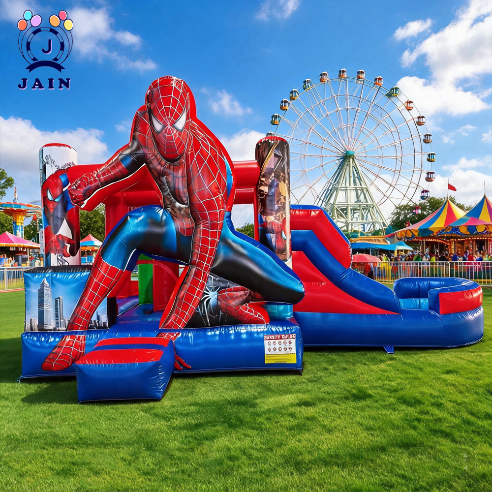 Kids Outdoor Bounce House - 20FT/13ft 3D Cartoon Commercial Grade Inflatable