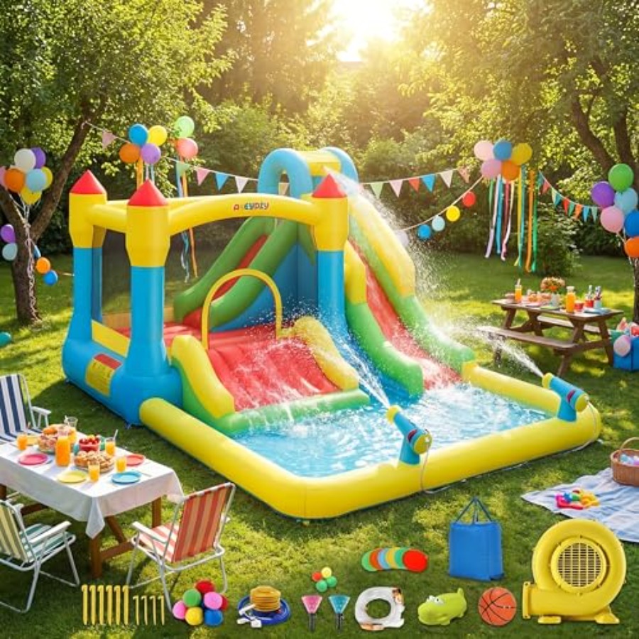 Outdoor/Indoor inflatable wate - Kids Outdoor Bounce House recensione e prezzo