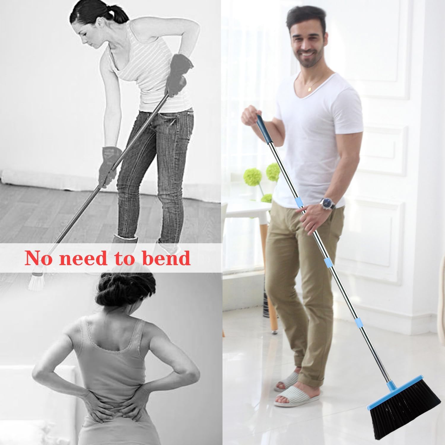 Broom and Dustpan Set for Home - Kids Outdoor Broom recensione e prezzo