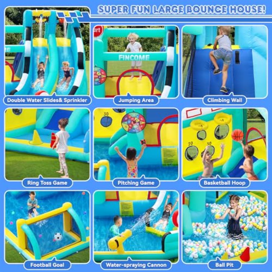 Outdoor indoor inflatable boun - Kids Outdoor Bounce House recensione e prezzo