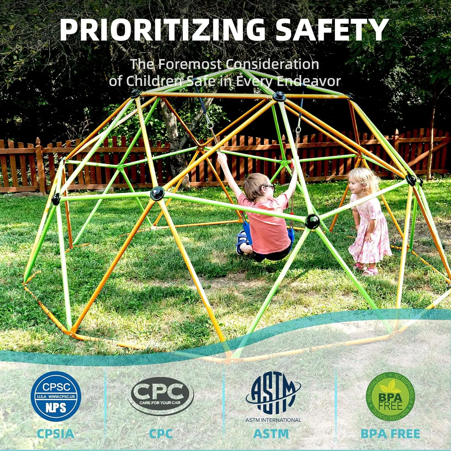 Climbing Dome, 10FT Jungle Gym - Kids Outdoor Jungle Gym Dome recensione e prezzo