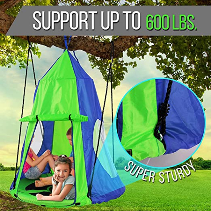 Kids Hanging Chair Tent Swing  - Kids Outdoor Nest Swing recensione e prezzo