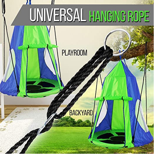 Kids Hanging Chair Tent Swing  - Kids Outdoor Nest Swing recensione e prezzo