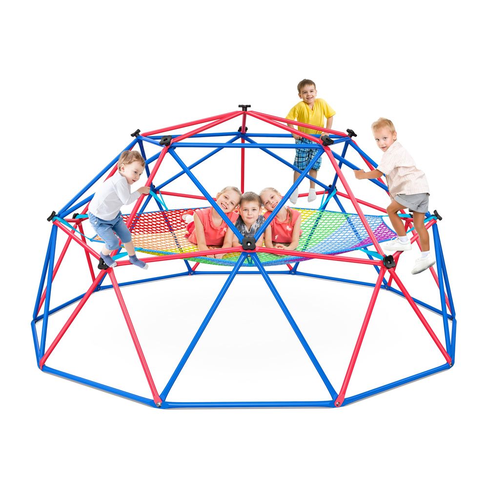 Climbing Dome with Climbing Ca - Kids Outdoor Jungle Gym Dome recensione e prezzo