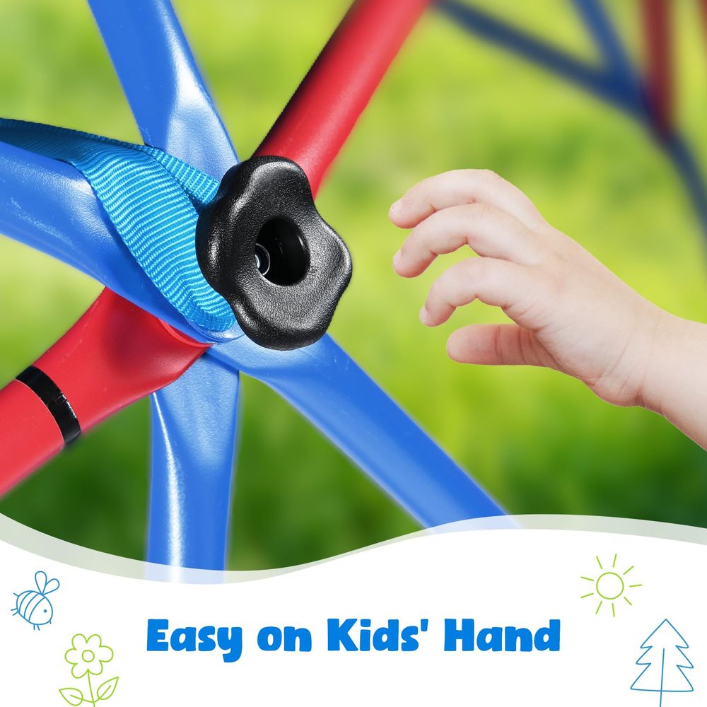 Climbing Dome with Climbing Ca - Kids Outdoor Jungle Gym Dome recensione e prezzo