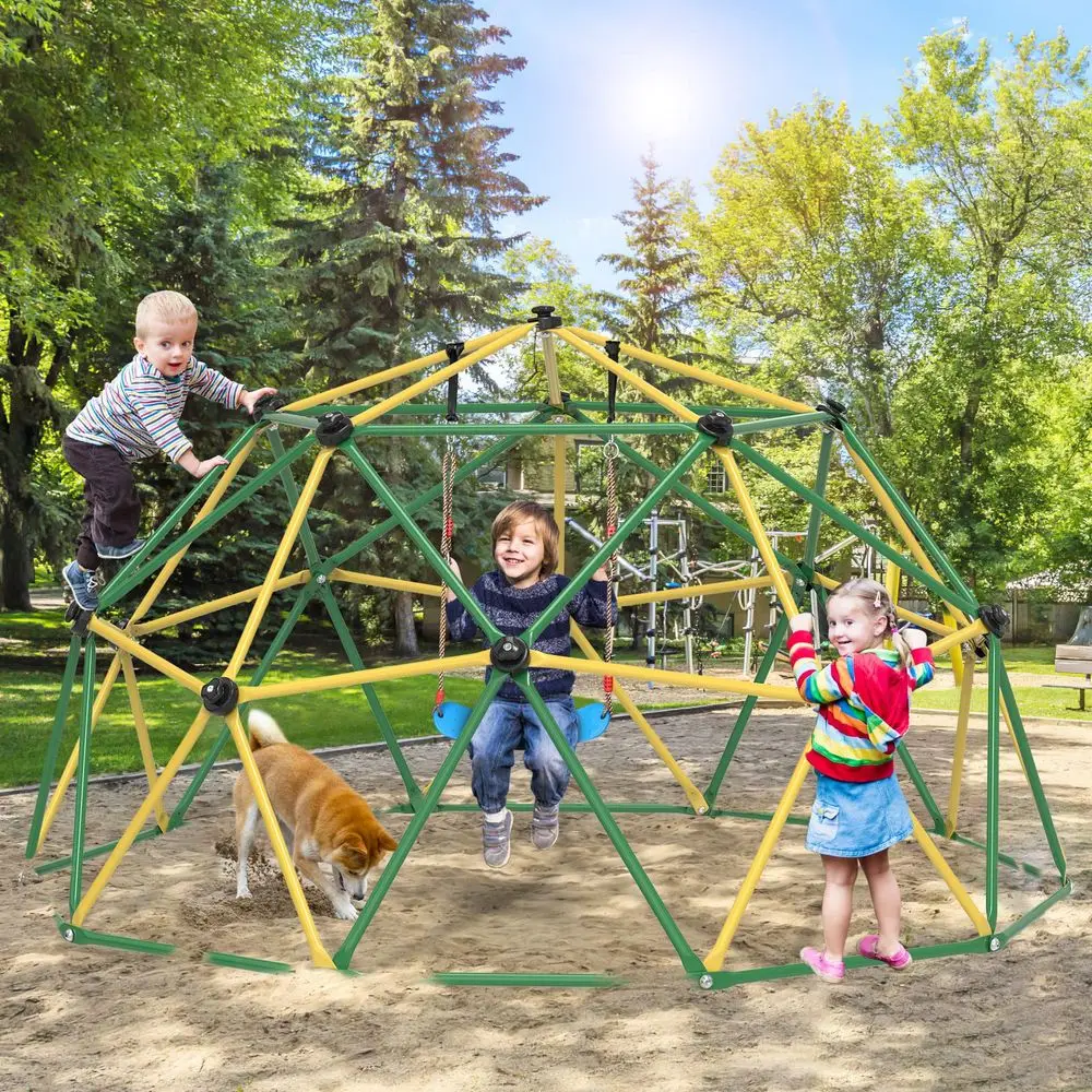 Climbing Dome, 10FT Dome Climb - Kids Outdoor Jungle Gym Dome recensione e prezzo