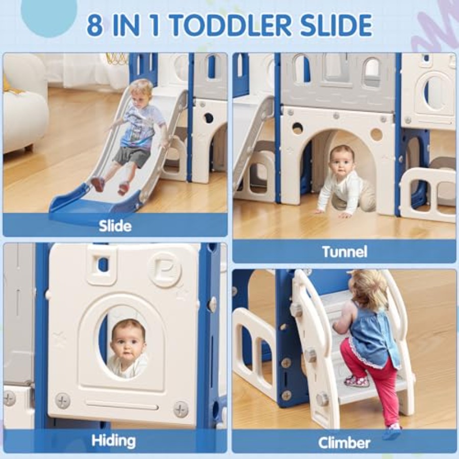 8 in 1 Toddler Slide Set Kid S - Kids Outdoor Climber recensione e prezzo