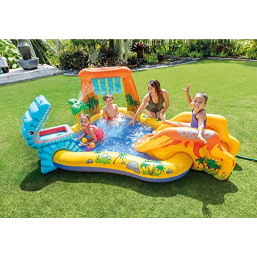 Inflatable Dinosaur Play Cente - Kids Outdoor Activity Centre recensione e prezzo