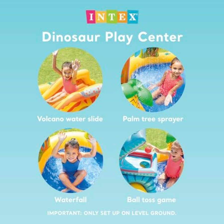 Inflatable Dinosaur Play Cente - Kids Outdoor Activity Centre recensione e prezzo