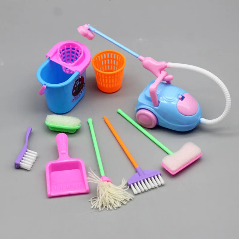 9PCS Miniature Doll House Clea - Kids Outdoor Broom recensione e prezzo