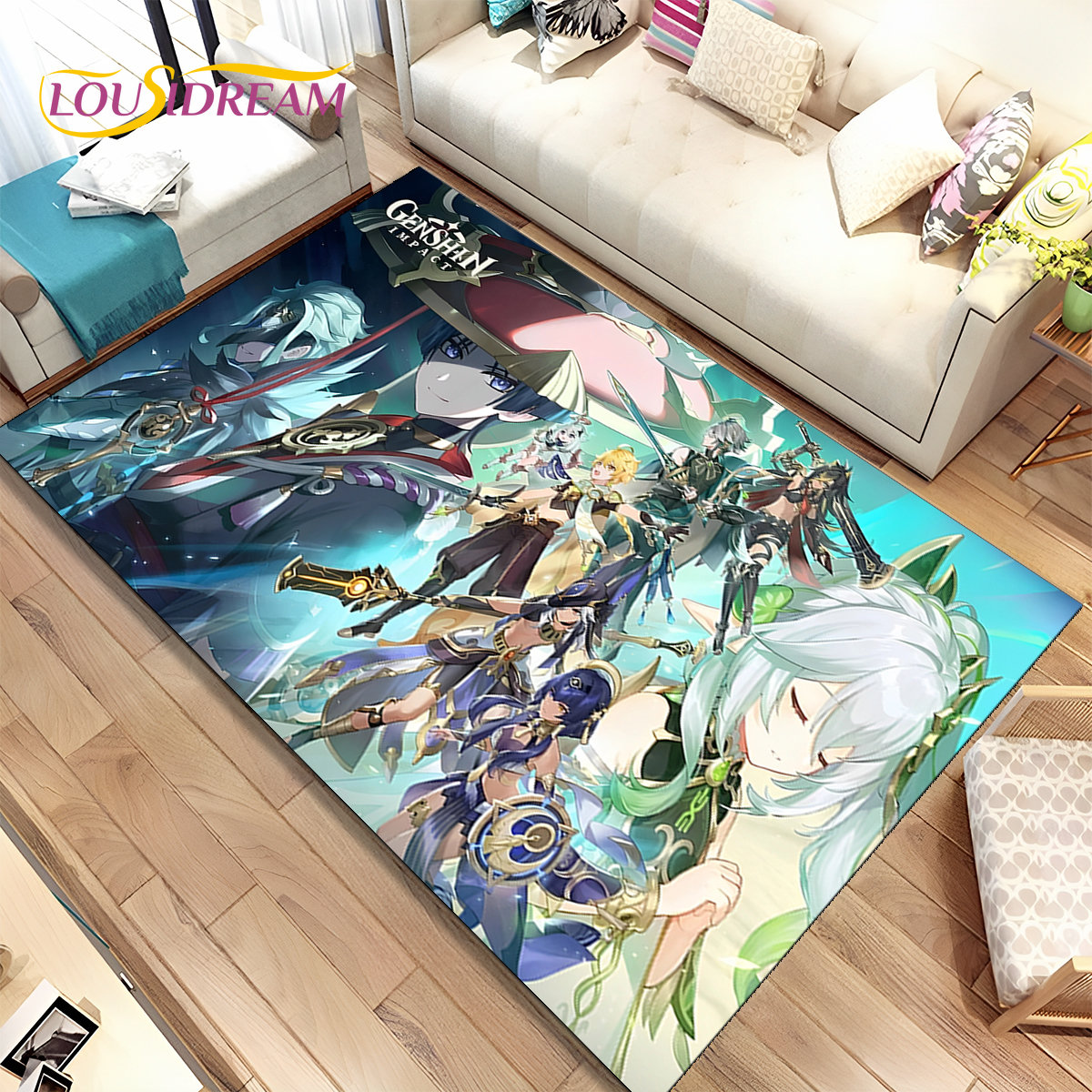 Genshin Impact Cartoon Game Ar - Kids Outdoor Flooring recensione e prezzo