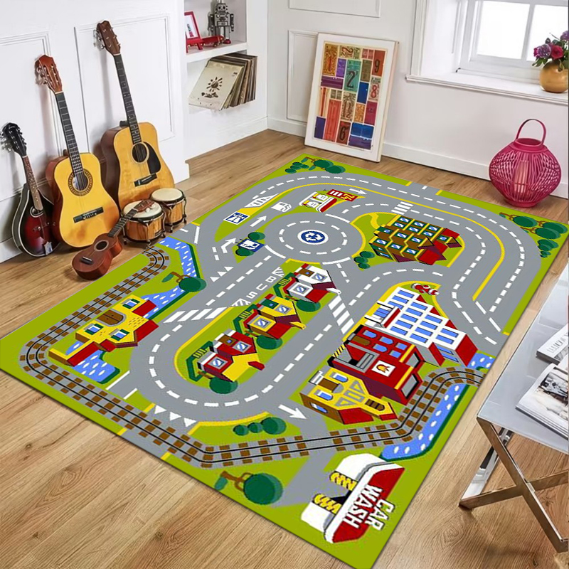 Cartoon City And Zoo Road Map  - Kids Outdoor Zoo recensione e prezzo