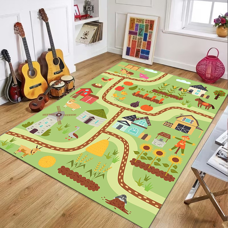 Cartoon City And Zoo Road Map  - Kids Outdoor Zoo recensione e prezzo
