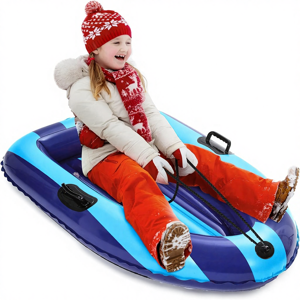 QPAU Inflatable PVC Snow Sled  - Outdoor Kid recensione e prezzo