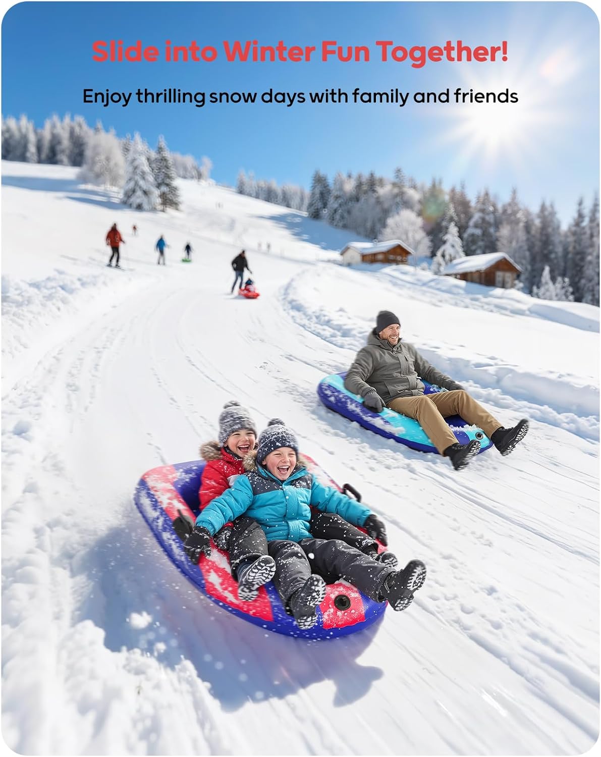 QPAU Inflatable PVC Snow Sled  - Outdoor Kid recensione e prezzo