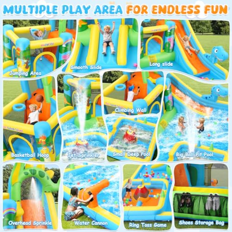 Outdoor backyard inflatable wa - Kids Outdoor Bounce House recensione e prezzo