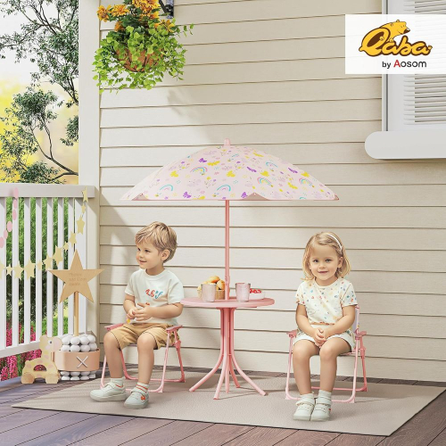 Kids Picnic Table and Chair Se - Kids Outdoor Umbrella For Table recensione e prezzo