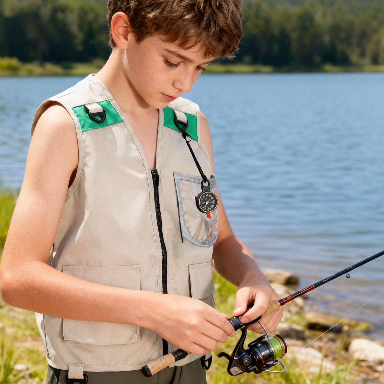 Fishing Vest Kids Sleeveless C - Kids Outdoor Zoo recensione e prezzo