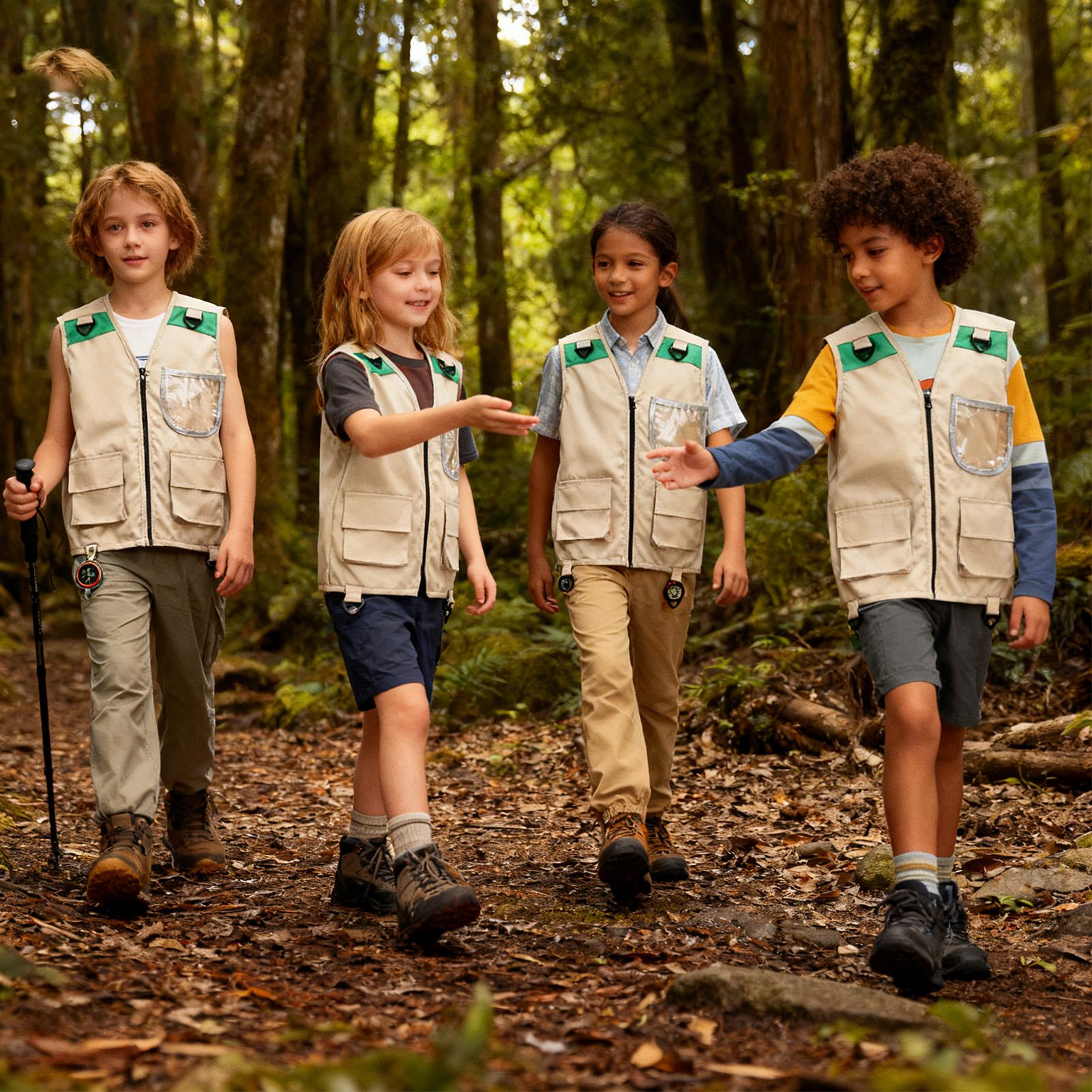 Fishing Vest Kids Sleeveless C - Kids Outdoor Zoo recensione e prezzo