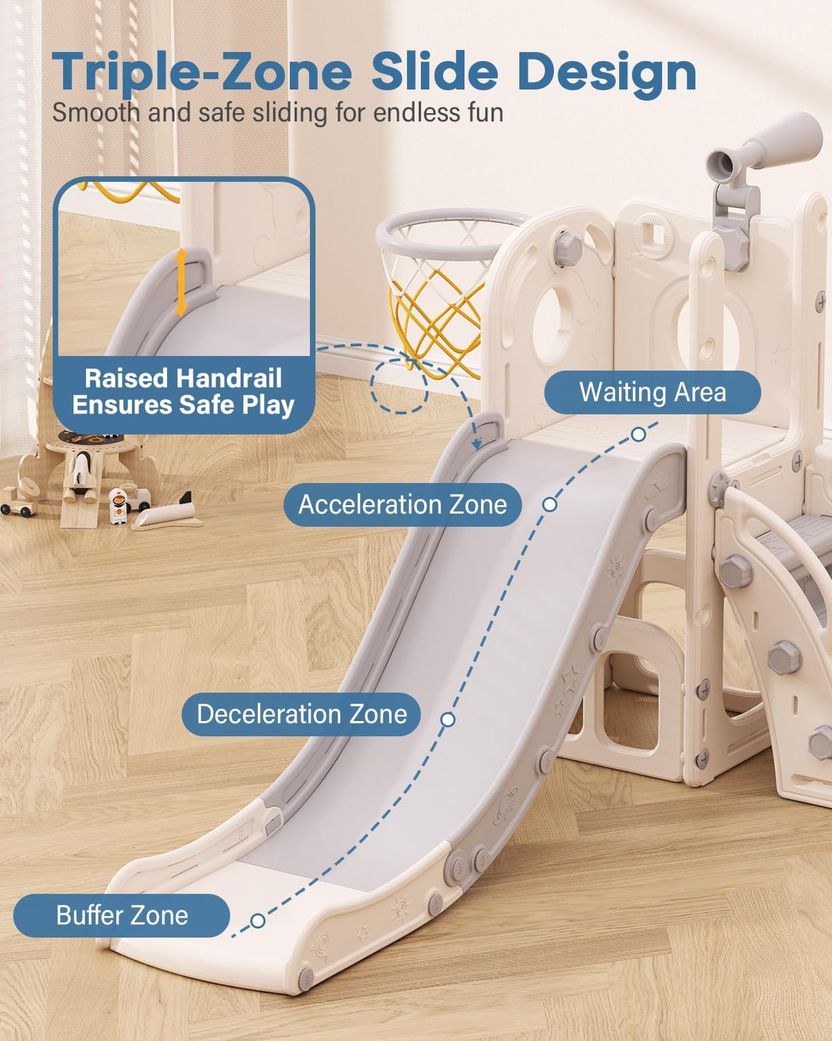 Toddler Slide, 6 in 1 Kids Ind - Kids Outdoor Climber recensione e prezzo