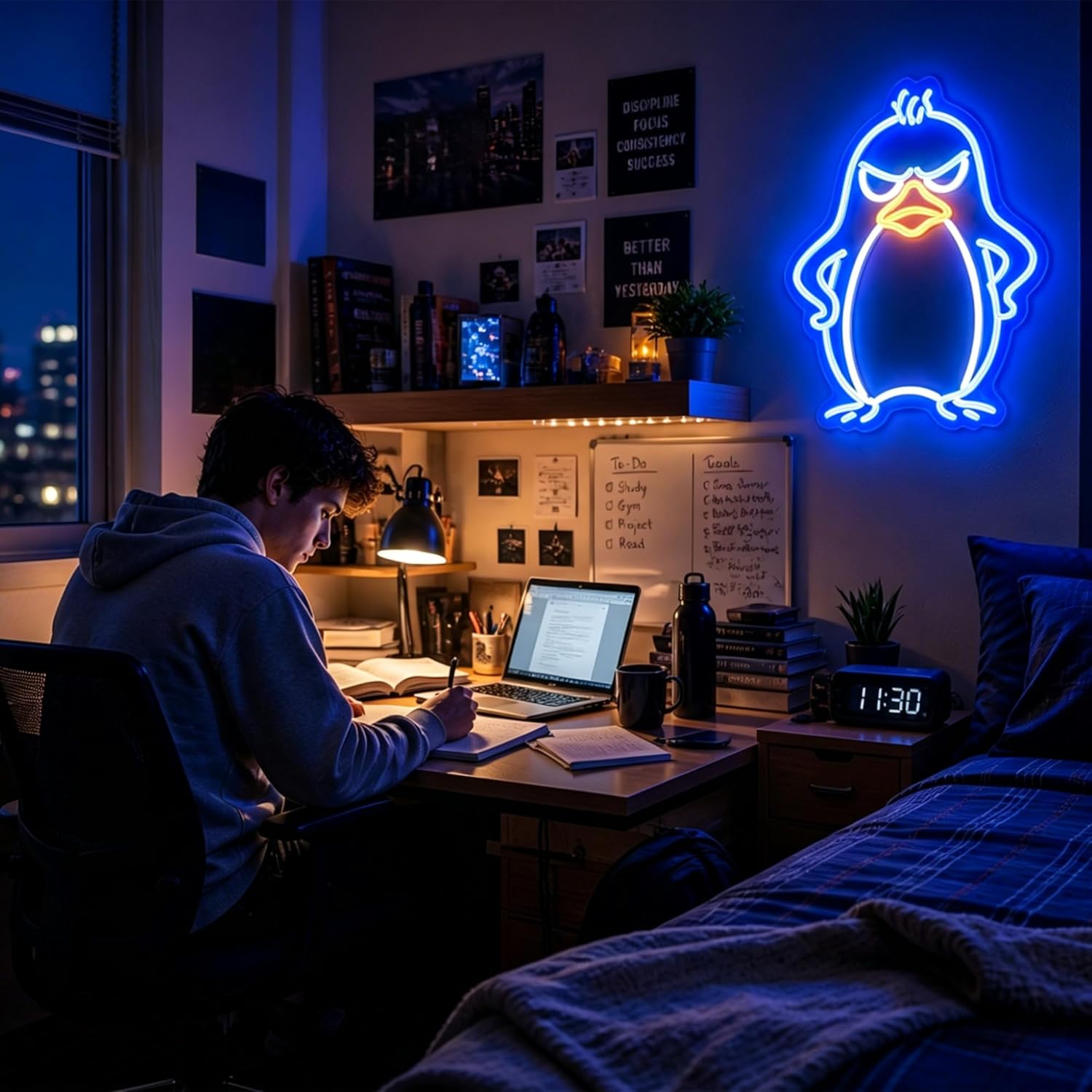 Penguin Neon Sign USB Powered  - Kids Outdoor Zoo recensione e prezzo