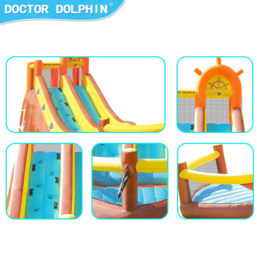 Doctor Dolphin Pirate Ship Out - Kids Outdoor Bounce House recensione e prezzo