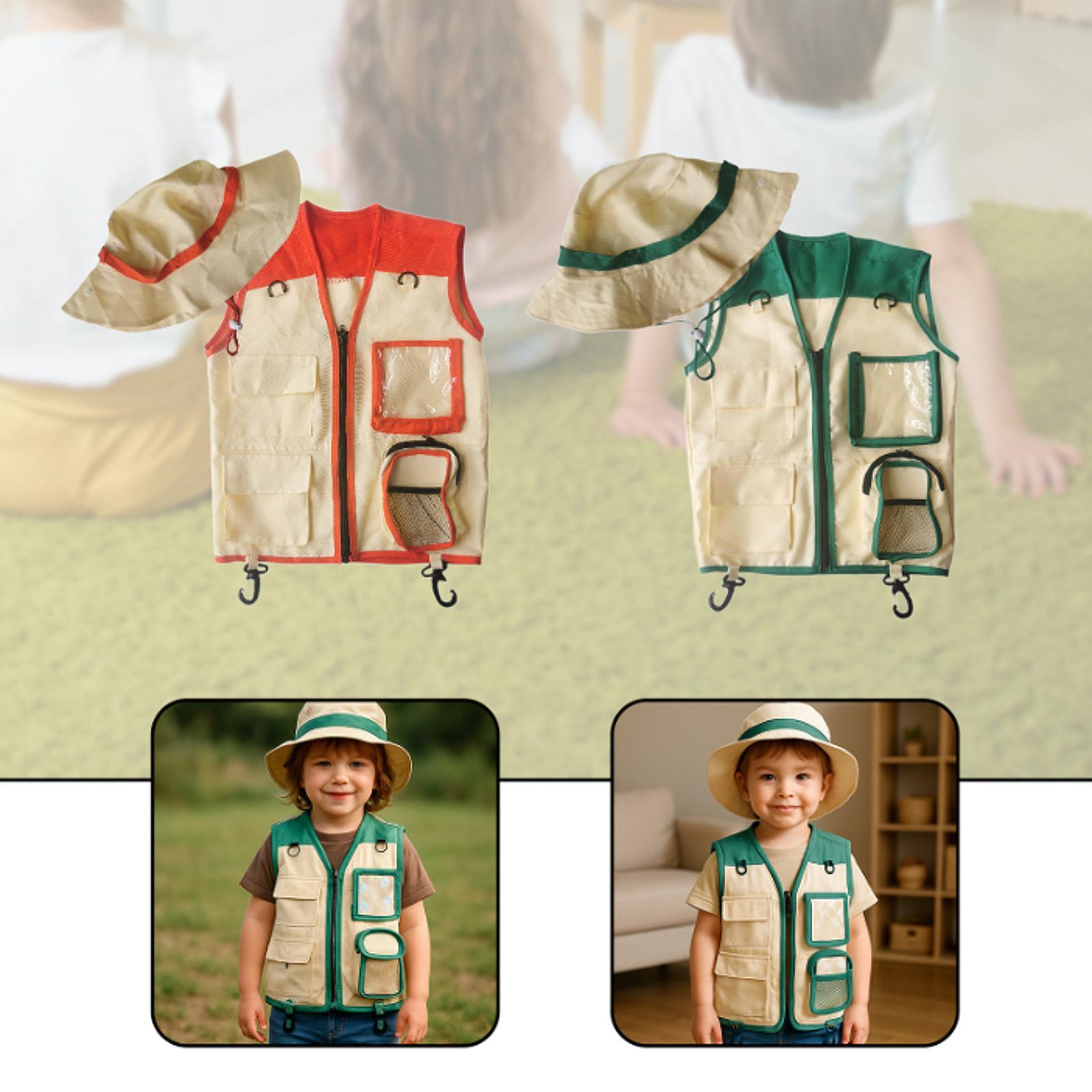 Kids Explorer Vest and Hat for - Kids Outdoor Zoo recensione e prezzo