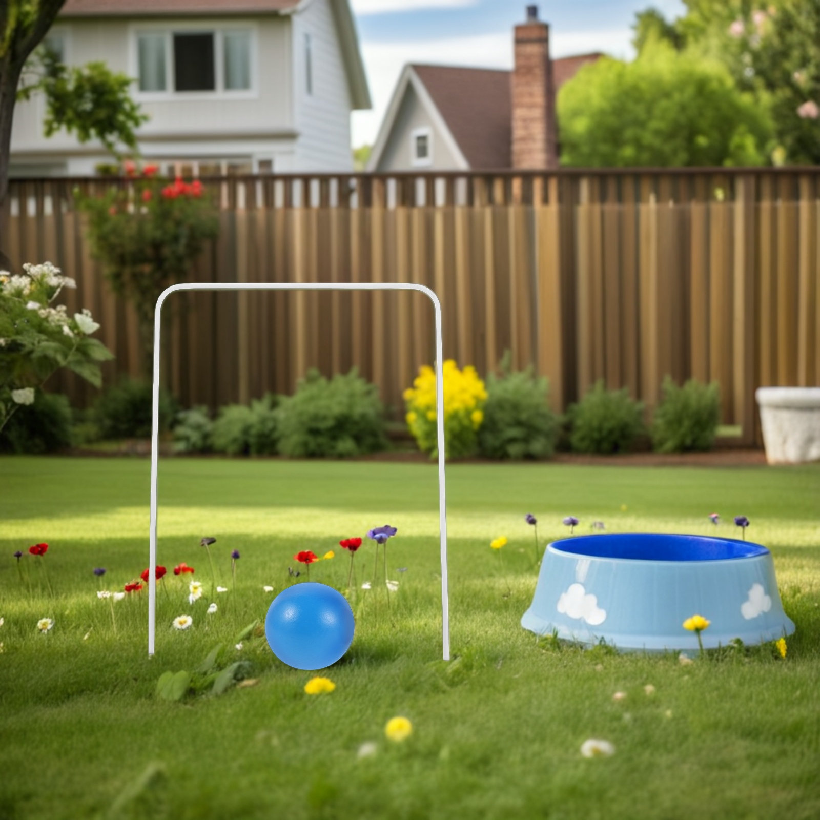 1Set Croquet Game Kit Kids Woo - Kids Outdoor Wooden Playset recensione e prezzo