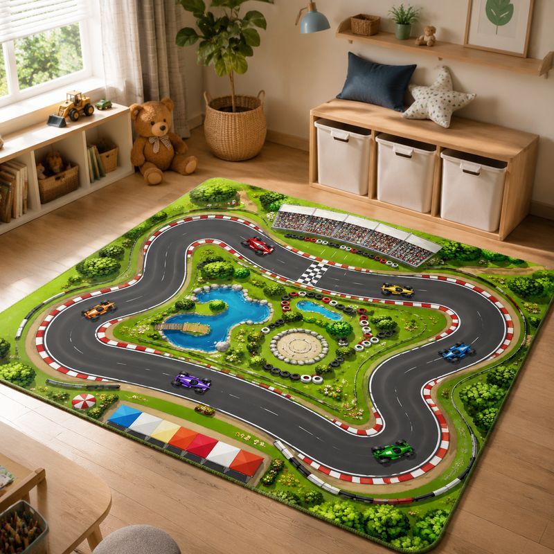 VIKAMA Kids Farm Zoo Play Rug  - Kids Outdoor Zoo recensione e prezzo