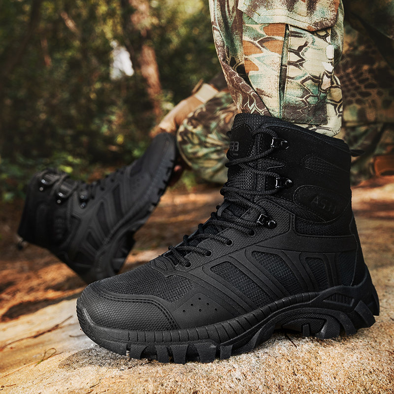 Men Tactical Boots Lace Up Des - Kids Outdoor Climber recensione e prezzo