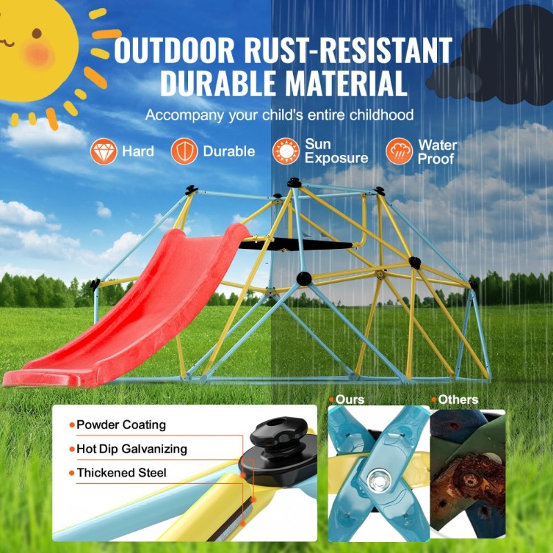 Climbing Dome, for Kids 3 to 9 - Kids Outdoor Jungle Gym Dome recensione e prezzo