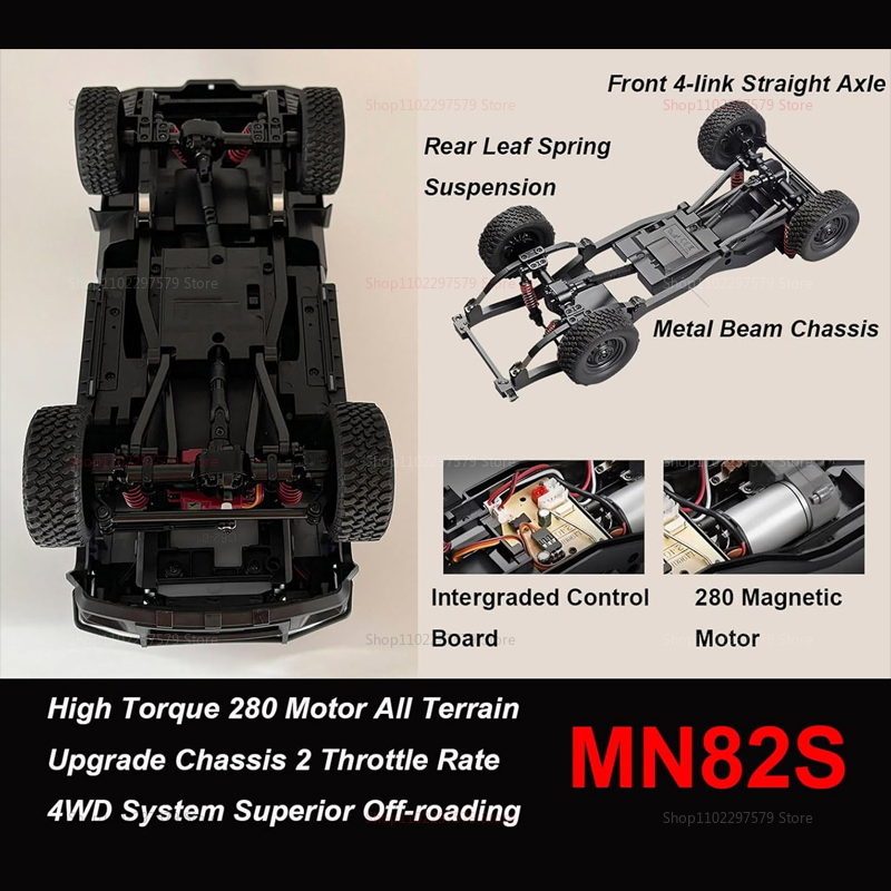 MN82 MN82S RC Crawler Truck 1/ - Kids Outdoor Climber recensione e prezzo