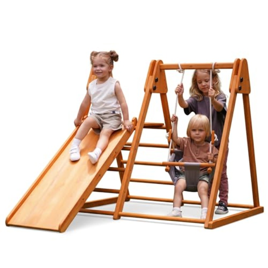 Outdoor jungle gym for kids 18 - Kids Outdoor Wooden Playset recensione e prezzo