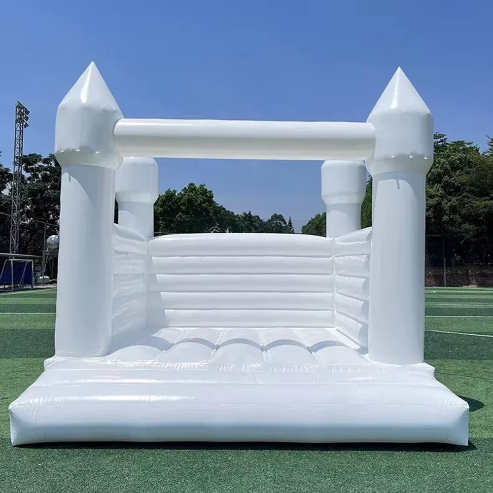 White Inflatable Bounce House  - Kids Outdoor Bounce House recensione e prezzo