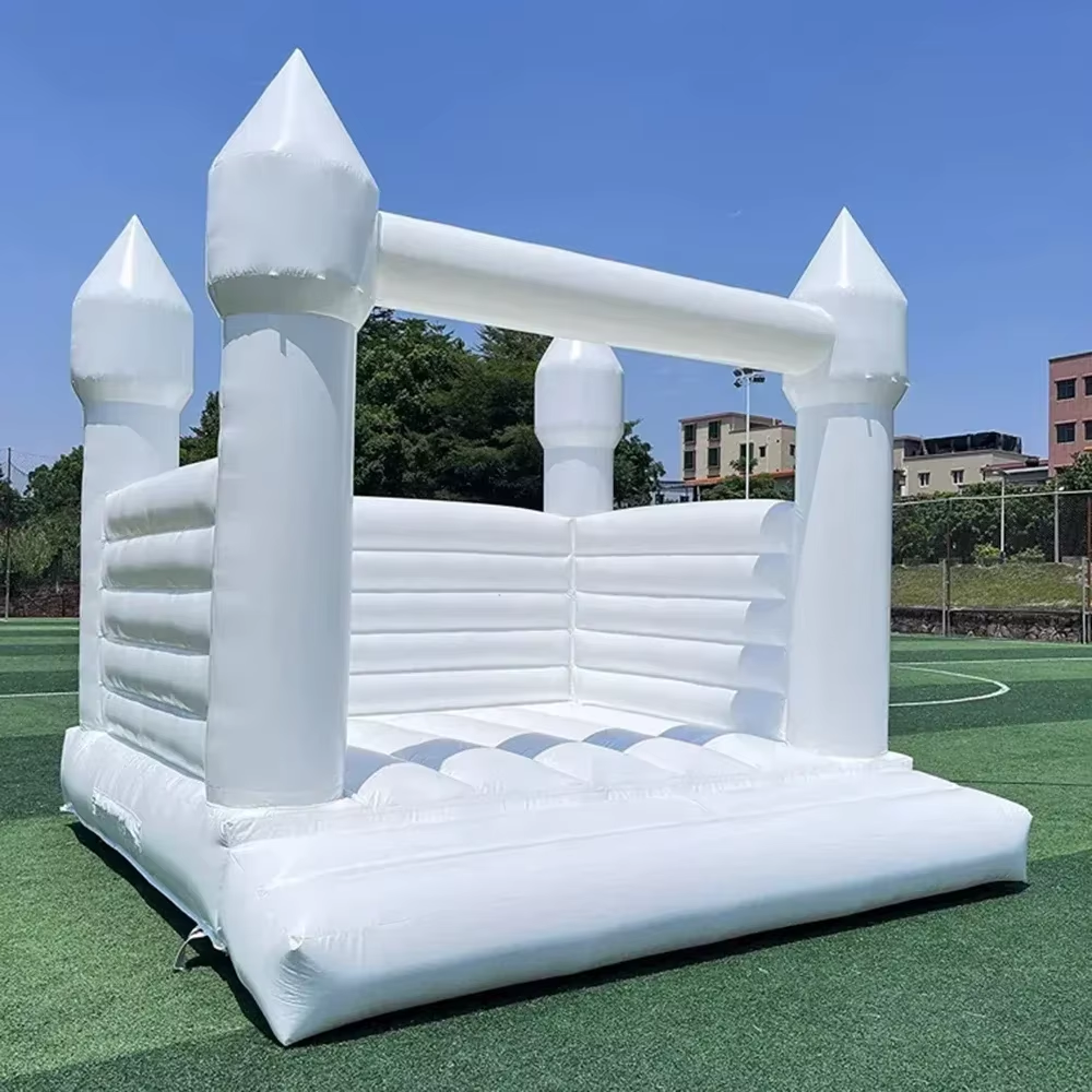 White Inflatable Bounce House  - Kids Outdoor Bounce House recensione e prezzo