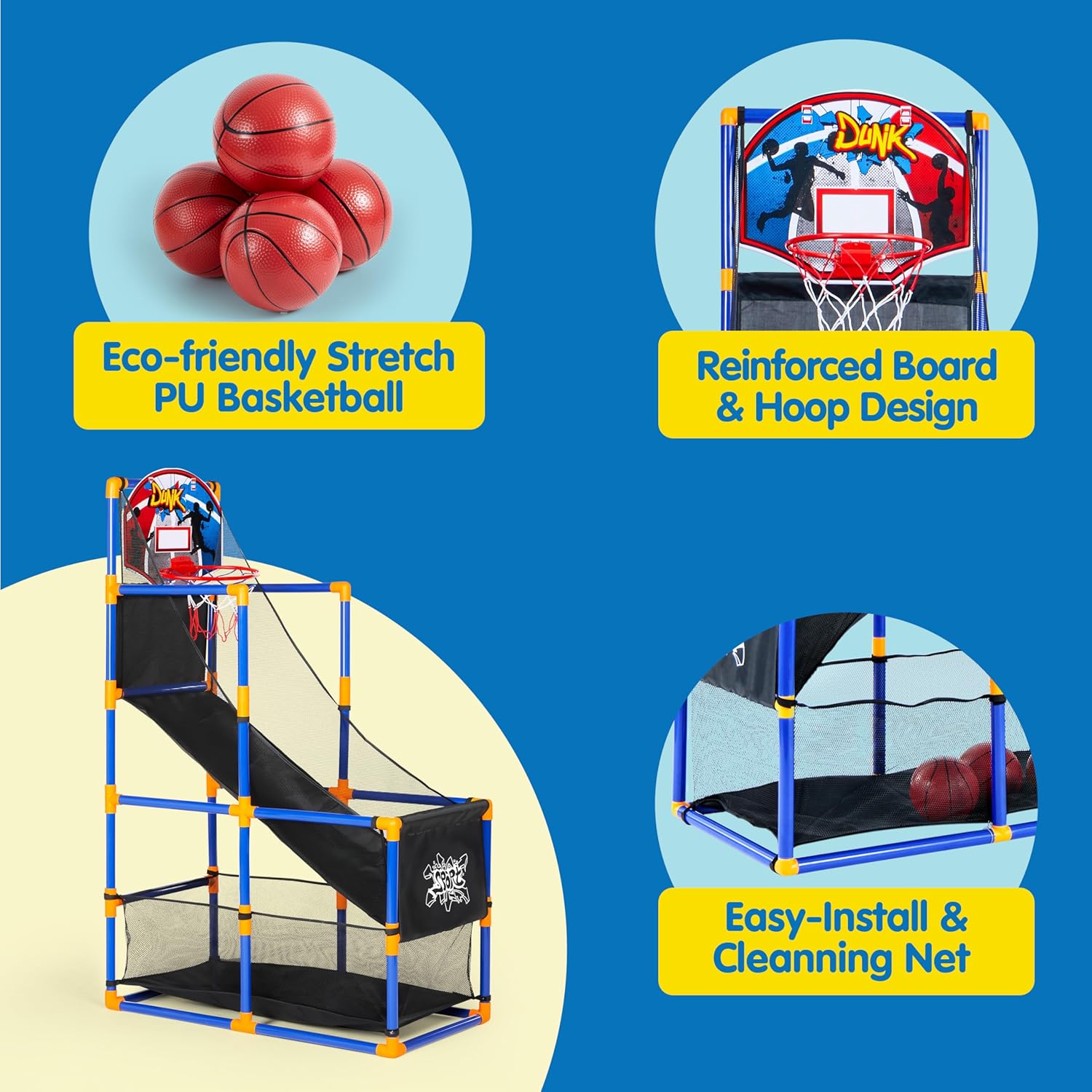 Arcade Basketball Game Set wit - Kids Outdoor Games recensione e prezzo