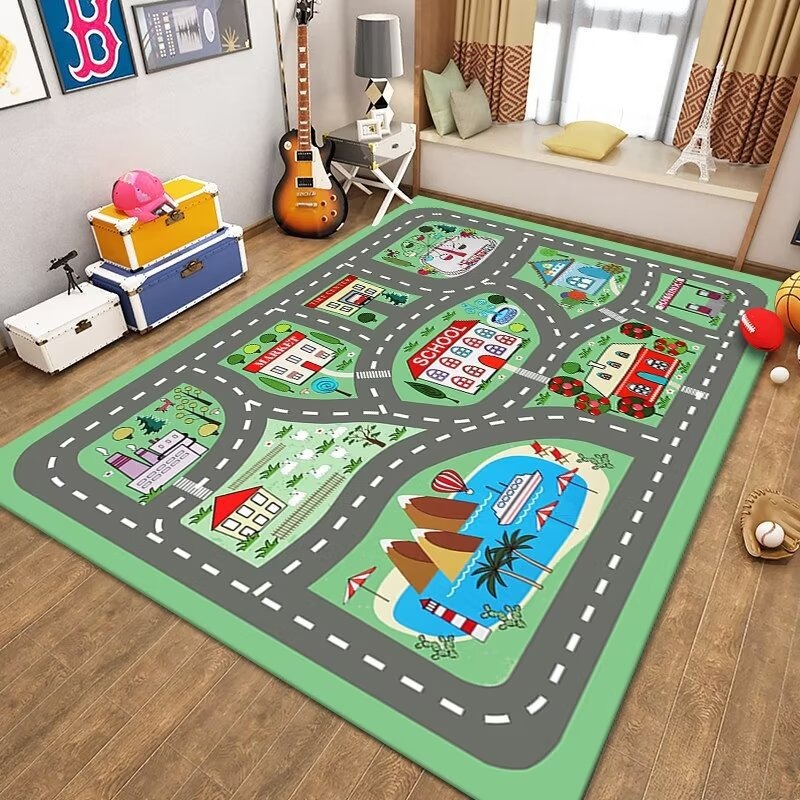 Kids Traffic Play Mat Road Map - Kids Outdoor Zoo recensione e prezzo