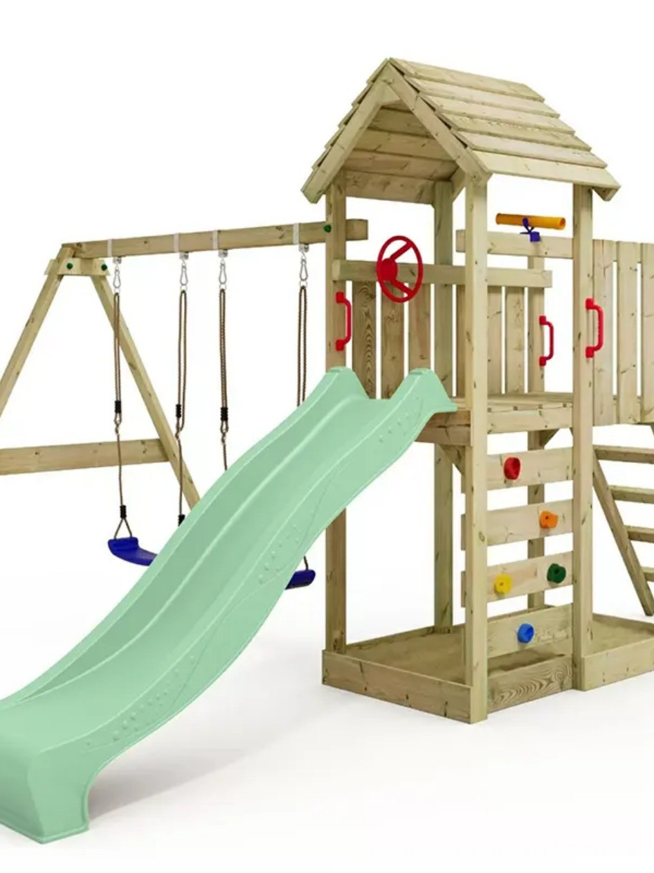 Children Swing Kids Wooden Gar - Kids Outdoor Furniture recensione e prezzo
